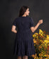 Polka Dot Printed Loose Fitted Dress